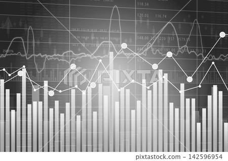 Financial Stock market chart Financial Stock market chart 142596954