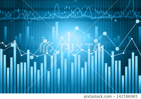Financial Stock market chart Financial Stock market chart 142596965