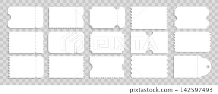 Blank coupon vector background for sold, ticket or label. Blank coupon vector background for sold, ticket or label. 142597493