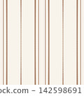 Vertical stripe pattern featuring alternating solid lines 142598691