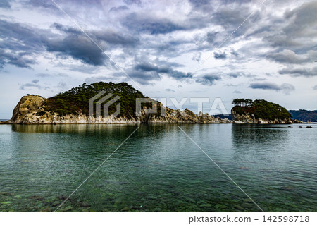 岩手縣淨土濱海灘景色 岩手縣淨土濱海灘景色 142598718