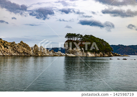 岩手縣淨土濱海灘景色 142598719