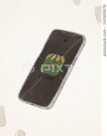Illustration of a smartphone Illustration of a smartphone 142600676