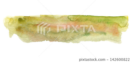 Abstract watercolor green meadow field landscape brush stroke banner Abstract watercolor green meadow field landscape brush stroke banner 142600822