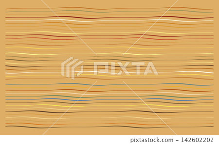 Abstract texture background with flowing, wavy lines in beige. 142602202