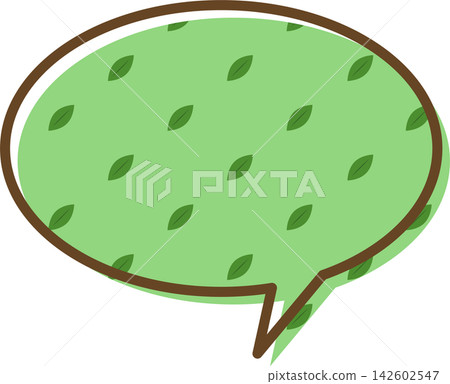 帶有圖案的單一對話氣泡圖標 帶有圖案的單一對話氣泡圖標 142602547