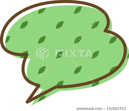 帶有圖案的單一對話氣泡圖標 帶有圖案的單一對話氣泡圖標 142602552