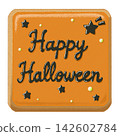 Happy Halloween icing cookies - Halloween candy illustrations 142602784
