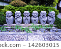Six Jizo statues 142603015