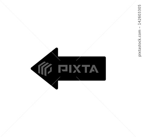 Simple arrow icon Simple arrow icon 142603305