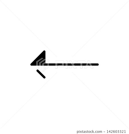 Simple arrow icon, vector material Simple arrow icon, vector material 142603321