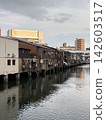 A view of Tanga Market in Kokura, Kitakyushu City, from Tanga Bridge. 142603517