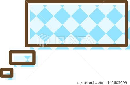 帶有圖案的單一對話氣泡圖標 帶有圖案的單一對話氣泡圖標 142603699