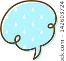 Individual speech bubble icons with patterns 142603724