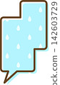 Individual speech bubble icons with patterns 142603729