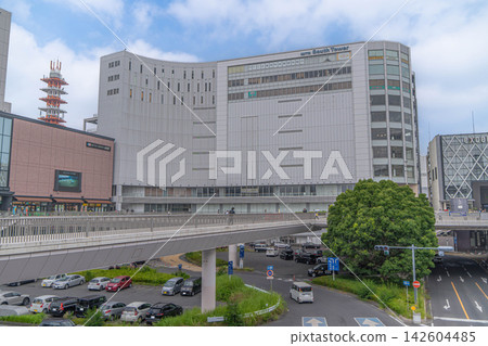 水戶南塔外觀及行人平台（水戶OPA關閉後）[茨城縣水戶市宮町] 142604485