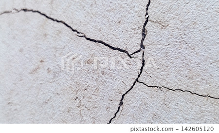Monochrome Close-Up of Fine Cracks on Concrete Wall Monochrome Close-Up of Fine Cracks on Concrete Wall 142605120