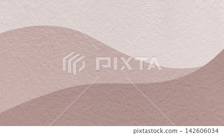 Abstract gradient beige and light brown texture paper background, wavy layers. Wave pattern with copy space for banner 142606034