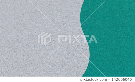 Light gray paper texture background with dark cyan vertical curved wavy split and. copy space for banner, presentation Light gray paper texture background with dark cyan vertical curved wavy split and. copy space for banner, presentation 142606040