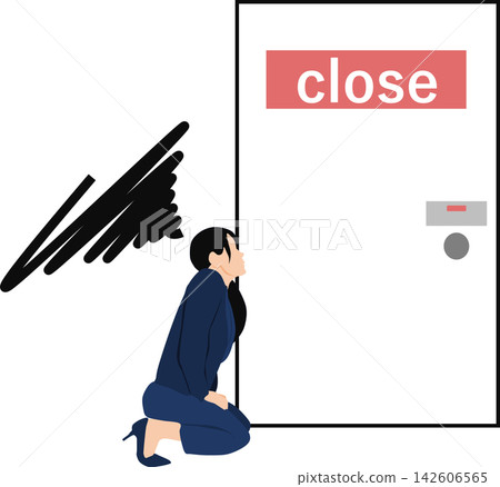 一幅女性上廁所的插圖 一幅女性上廁所的插圖 142606565