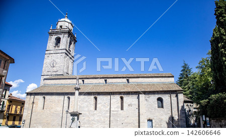 church in the background of the old church,italy church in the background of the old church,italy 142606646