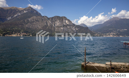 boats on the lake Como, Italy boats on the lake Como, Italy 142606649
