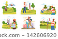 Surveyor. Construction site engineer worker land theodolite measuring equipment woman survey instrument pole topography precision stick building industry classy vector illustration 142606920