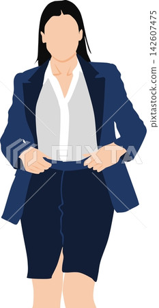 一位女士正在換衣服的插圖 一位女士正在換衣服的插圖 142607475