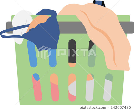 Laundry illustration Laundry illustration 142607480