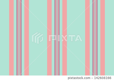 A classic fabric pattern built from ordered stripe intervals gives vertical stripes a smooth woven appearance. Light and red tones support distinct fabric personality for fabric production. 142608166