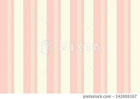 Uactory seamless background textile, textile pattern vertical stripe. Dhirt texture vector lines fabric in white and red colors. 142608167