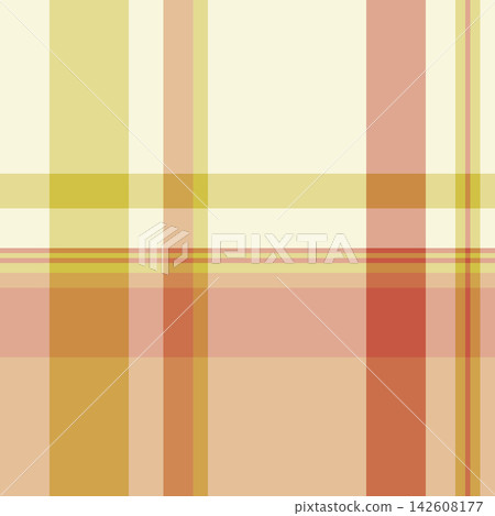 Striped texture vector pattern, print background textile seamless. Day check fabric plaid tartan in orange and yellow colors. Striped texture vector pattern, print background textile seamless. Day check fabric plaid tartan in orange and yellow colors. 142608177