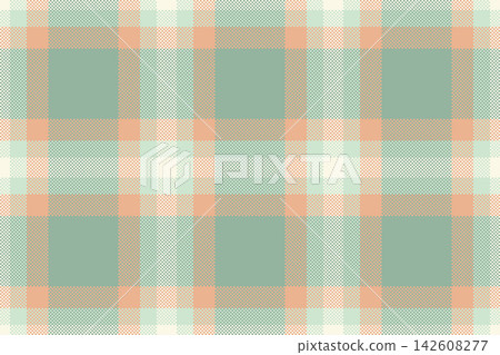 Seamless tartan plaid textile with balanced checks and a woven fabric texture. Orange tones support classic fabric heritage in a ornamental fabric surface for fabric prints. It suits textile prints. Seamless tartan plaid textile with balanced checks and a woven fabric texture. Orange tones support classic fabric heritage in a ornamental fabric surface for fabric prints. It suits textile prints. 142608277