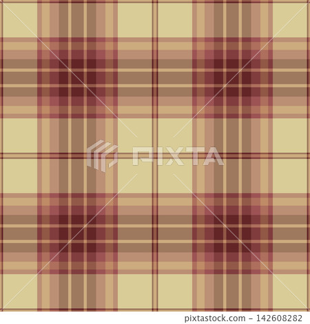 Harvest plaid vector check, panjabi fabric pattern seamless. Merry christmas tartan background texture textile in orange and red colors. Harvest plaid vector check, panjabi fabric pattern seamless. Merry christmas tartan background texture textile in orange and red colors. 142608282