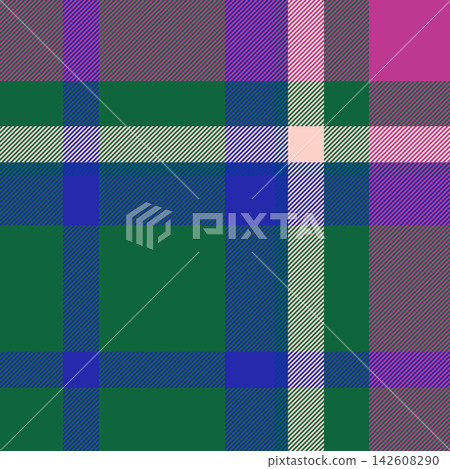 Worldwide pattern check texture, october fabric background seamless. Glamor textile tartan vector plaid in mint and blue colors. Worldwide pattern check texture, october fabric background seamless. Glamor textile tartan vector plaid in mint and blue colors. 142608290