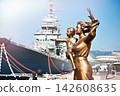 Monument "Sailor's wife" in Novorossiysk, Russia 142608635