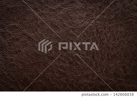 Dark Brown Textured Pebble Leatherette Background Dark Brown Textured Pebble Leatherette Background 142608838