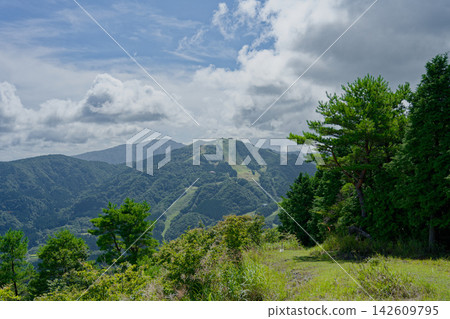 從虎川山眺望八房山 從虎川山眺望八房山 142609795