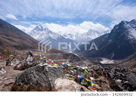 Landscape from Chukpi Lhara viewpoint, Dughla, Nepal Landscape from Chukpi Lhara viewpoint, Dughla, Nepal 142609932