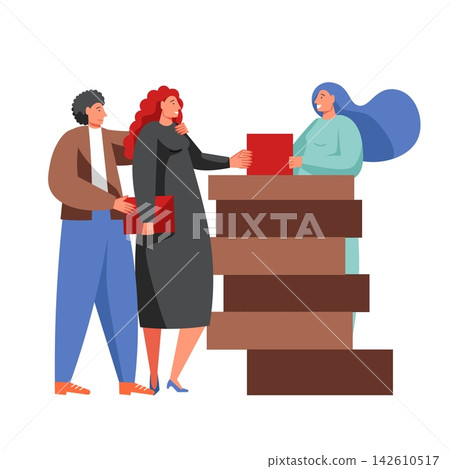 Restaurant business people, vector flat isolated illustration Restaurant business people, vector flat isolated illustration 142610517