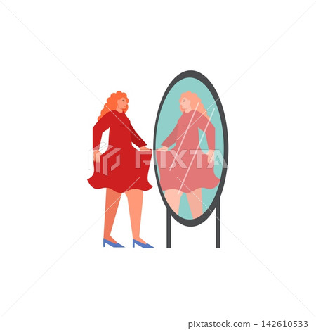 Shopping concept vector flat style design illustration Shopping concept vector flat style design illustration 142610533