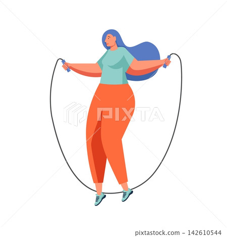 Fitness and gym people vector flat isolated illustration Fitness and gym people vector flat isolated illustration 142610544