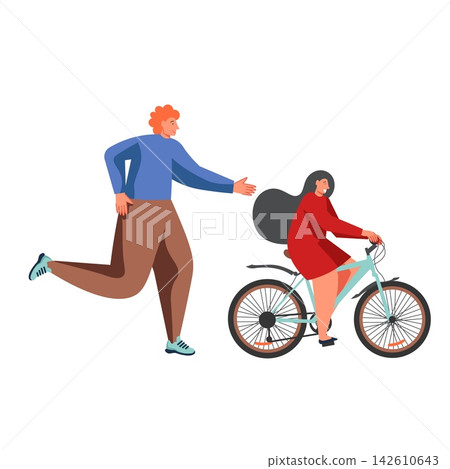 Happy family concept vector flat isolated illustration Happy family concept vector flat isolated illustration 142610643
