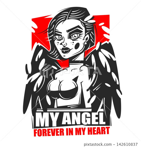 Intricate black and white wings, angel feathers, fantasy illustration, spiritual tattoo design, artistic detailed feather drawings, symbolic artwork Intricate black and white wings, angel feathers, fantasy illustration, spiritual tattoo design, artistic detailed feather drawings, symbolic artwork 142610837