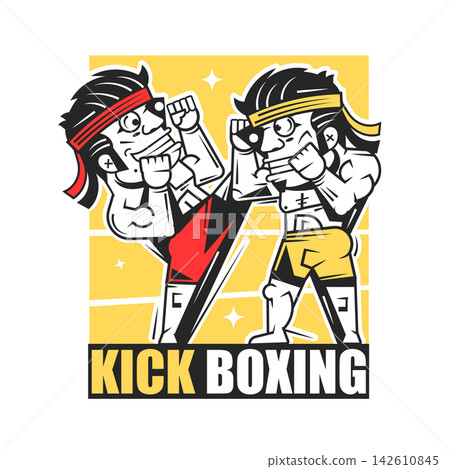 Fight Player logo design vector, boxing logo template, muay thai kick boxing logo vector, Combat Sport and Fitness Emblem with a Fighter., Muay Thai Training Center, Illustration, Fight Player logo design vector, boxing logo template, muay thai kick boxing logo vector, Combat Sport and Fitness Emblem with a Fighter., Muay Thai Training Center, Illustration, 142610845