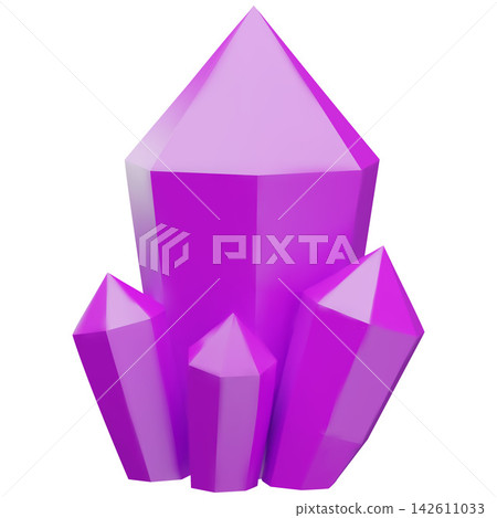 Magic purple gemstones 3D icon, vector cartoon wizard crystals, game award fantasy trophy, fairytale props, achievement Magic purple gemstones 3D icon, vector cartoon wizard crystals, game award fantasy trophy, fairytale props, achievement 142611033