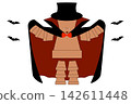 Pot doll dressed as Dracula 142611448
