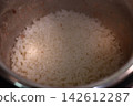 Close-up of Cooked White Rice in Pot 142612287