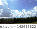 Summer blue sky and white clouds 142613822