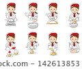 A person who works as a chef 142613853